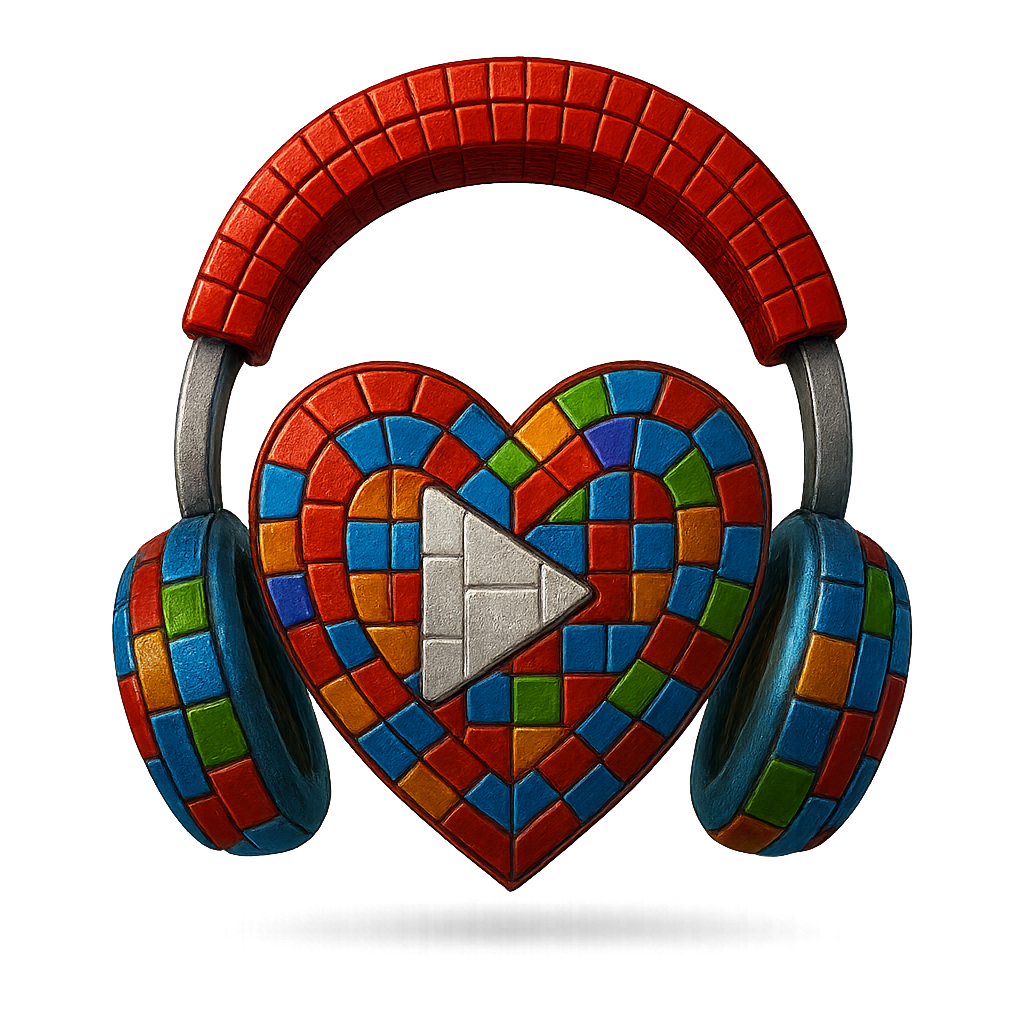 Press Play Mosaic Logo